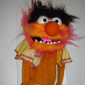 Fisher Price Vintage 1970s Jim Henson Animal Muppet puppet.